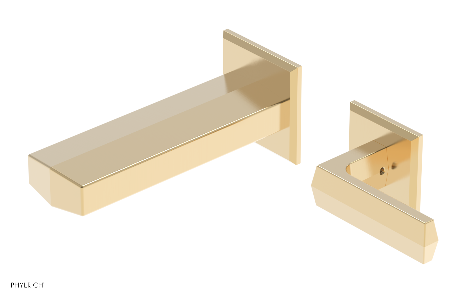 DIAMA - 6" Single Lever Handle Wall Lavatory Set 184-16-6 — image 1