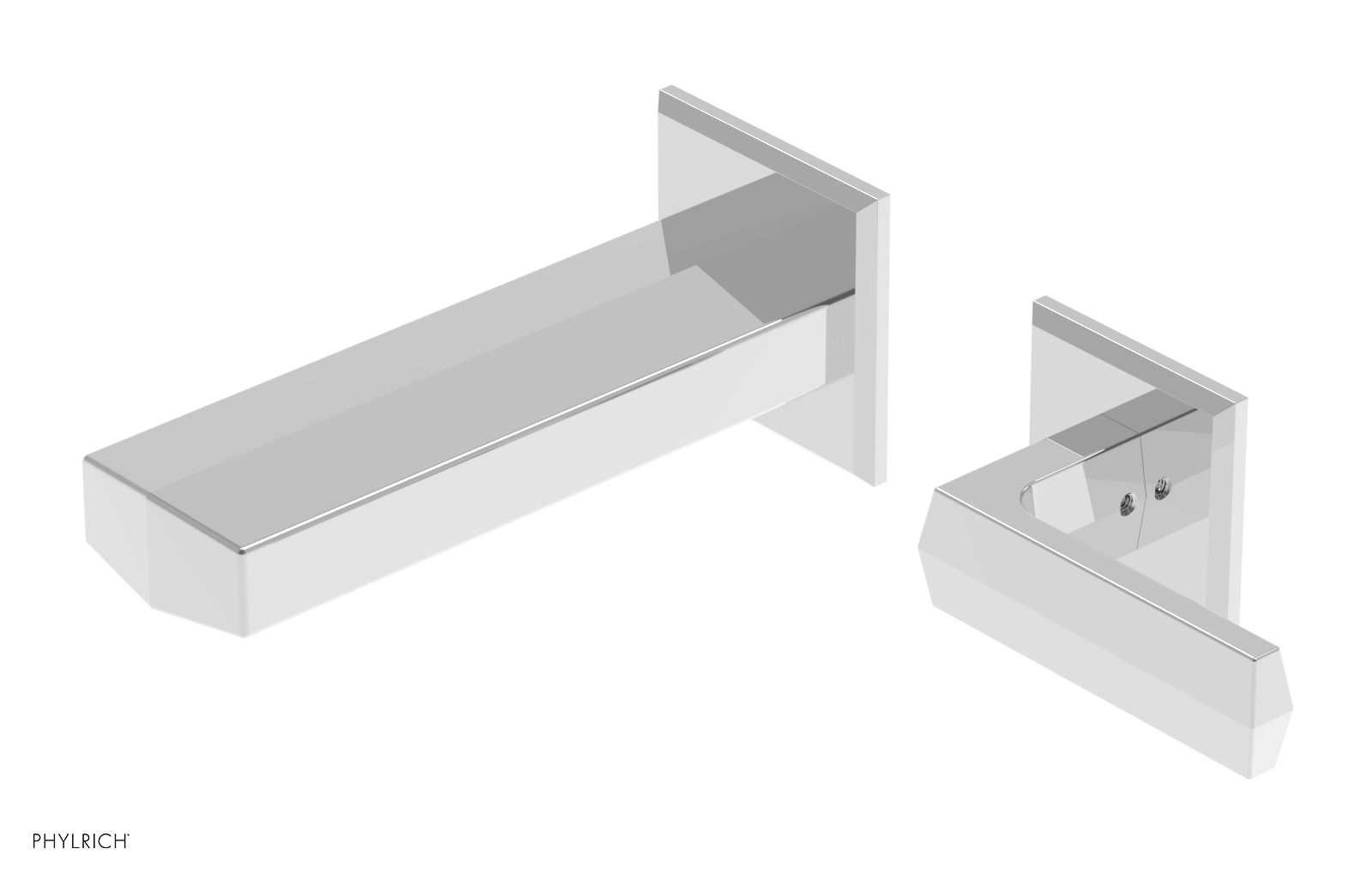 DIAMA - 6" Single Lever Handle Wall Lavatory Set 184-16-6