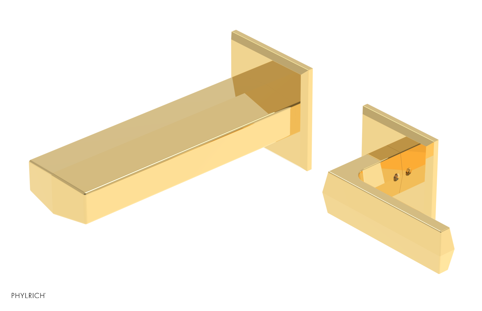 DIAMA - 6" Single Lever Handle Wall Lavatory Set 184-16-6 — image 1