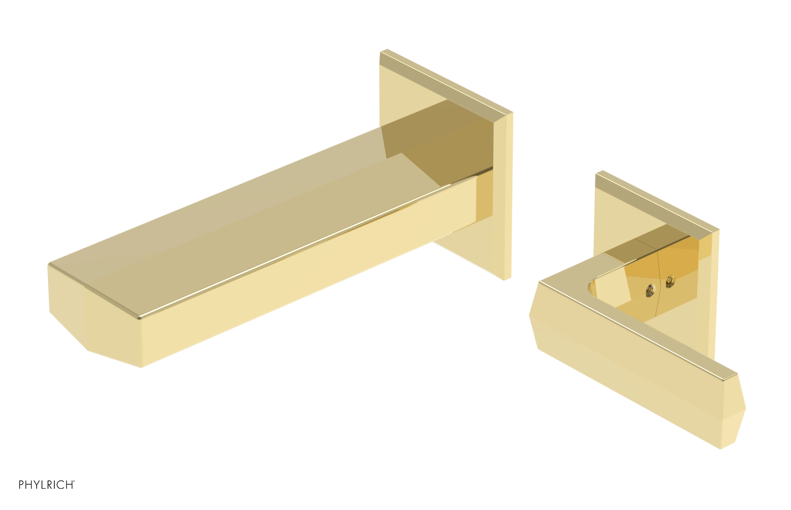 DIAMA - 6" Single Lever Handle Wall Lavatory Set 184-16-6