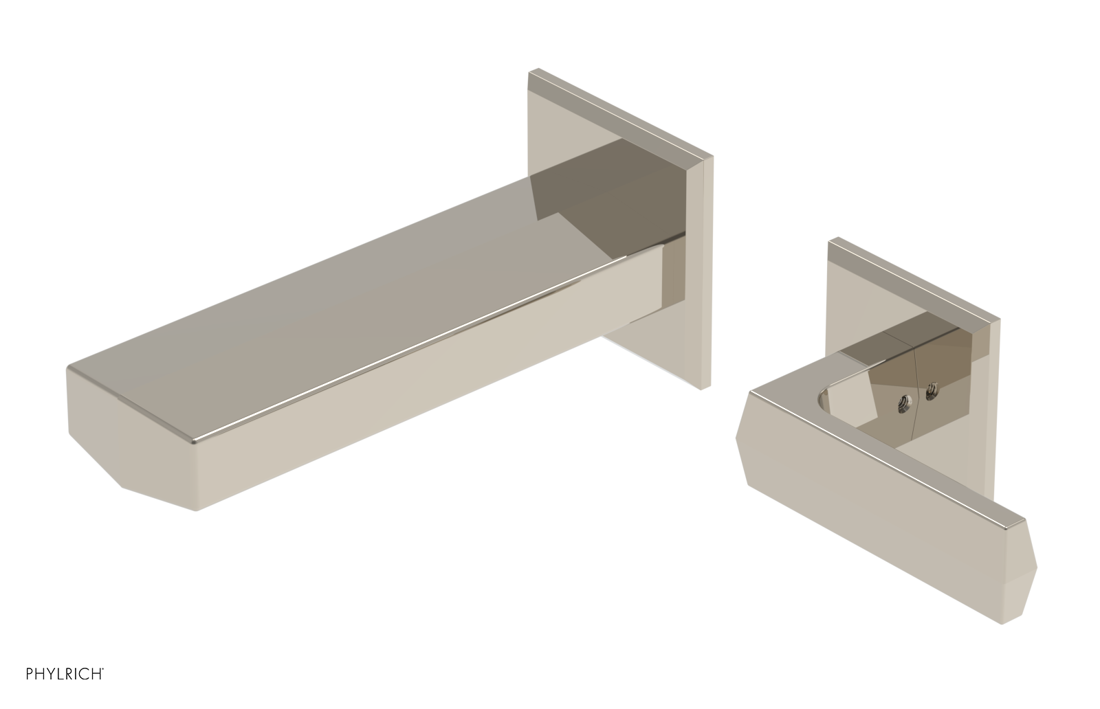 DIAMA - 6" Single Lever Handle Wall Lavatory Set 184-16-6 — image 1