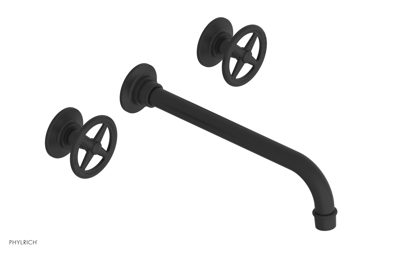 WORKS Wall Lavatory Set 10" Spout - Cross Handles 220-11-10 — image 1