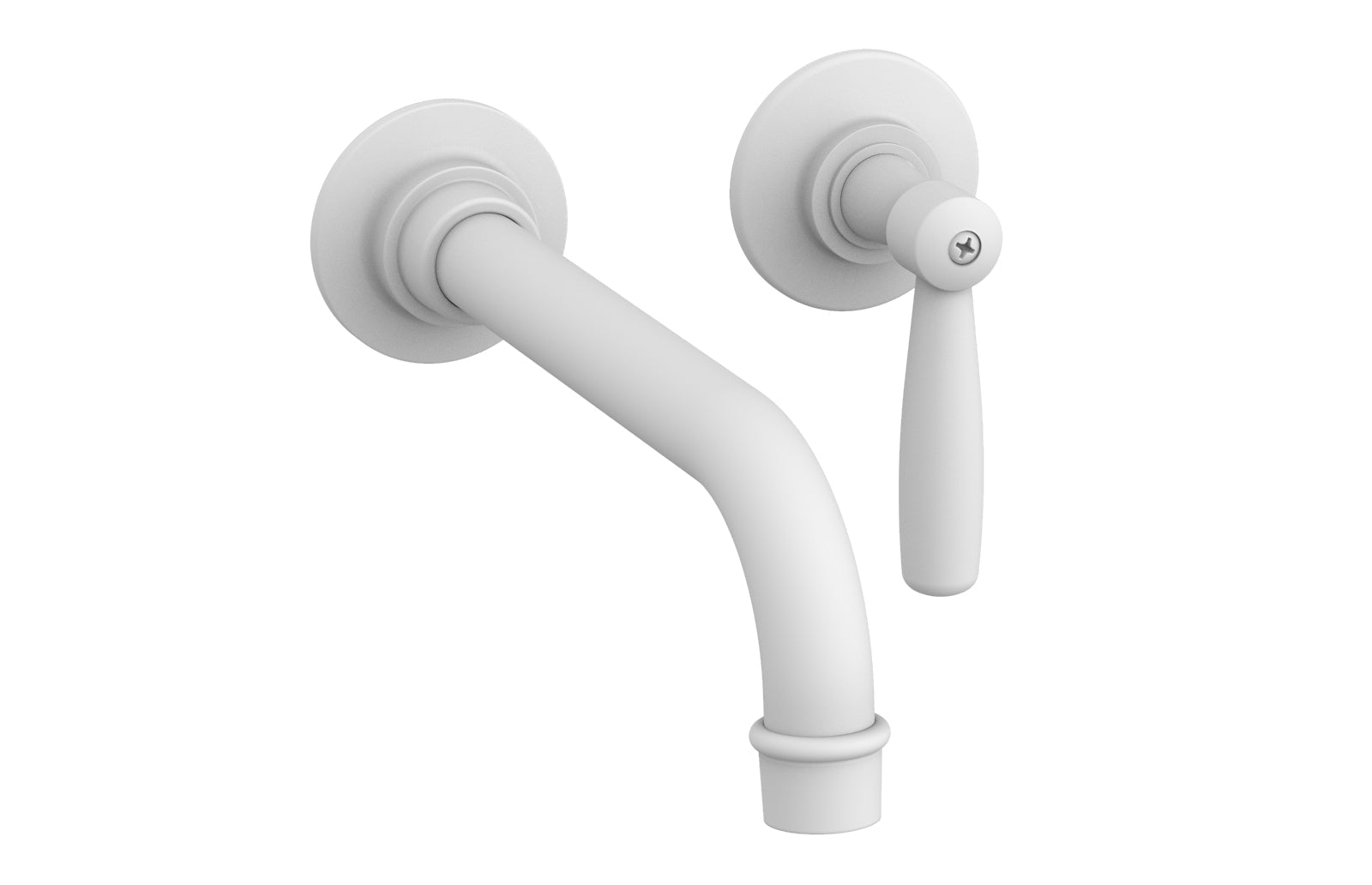 WORKS Single Handle Wall Lavatory Set - Lever Handles 220-16 — image 1