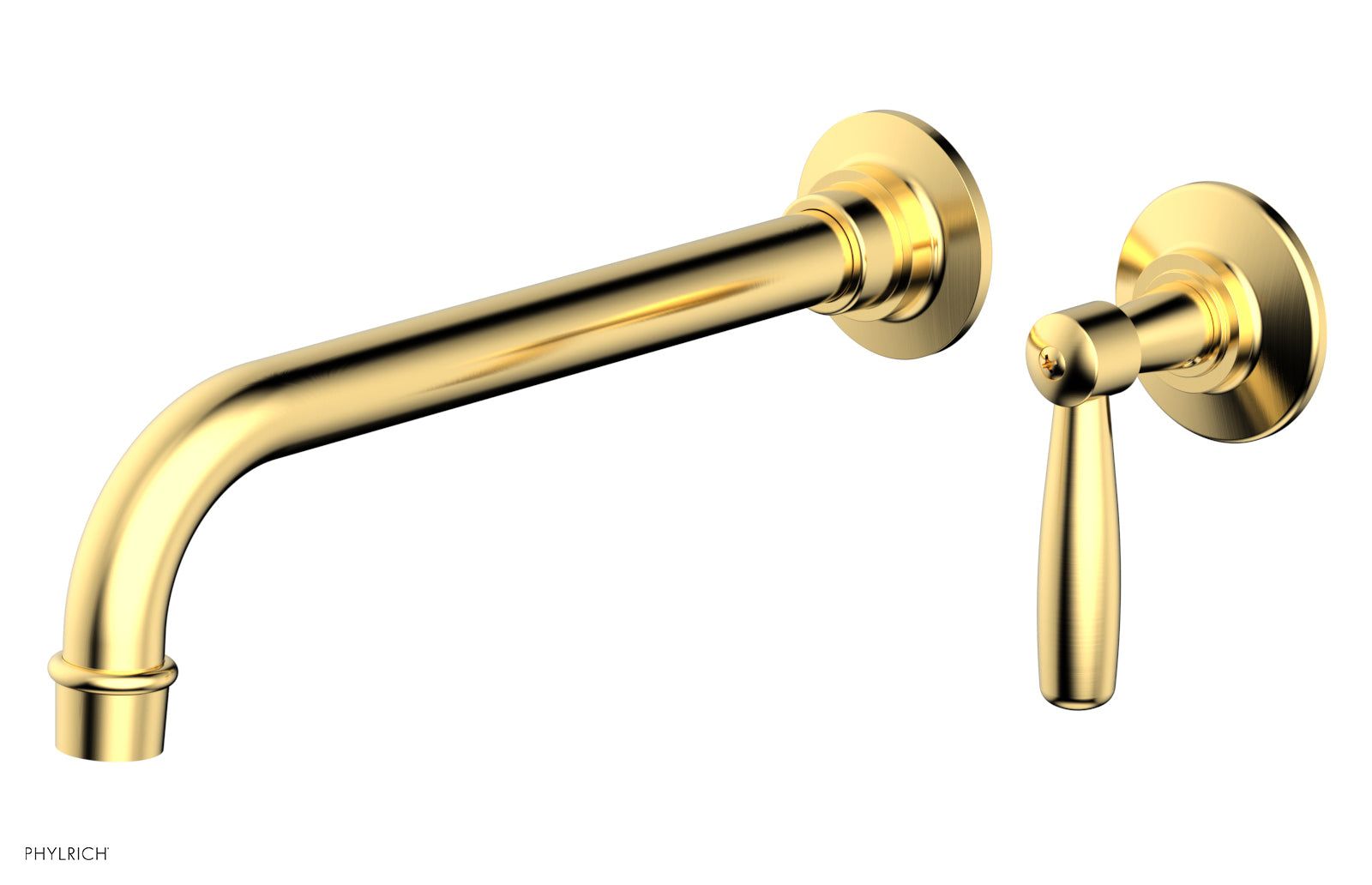 WORKS 10" Single Handle Wall Lavatory Set - Lever Handle 220-16-10 — image 1