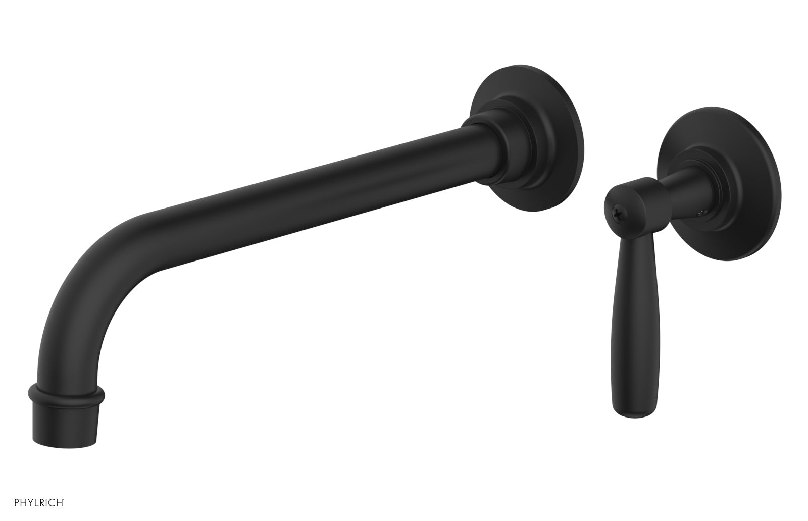 WORKS 10" Single Handle Wall Lavatory Set - Lever Handle 220-16-10