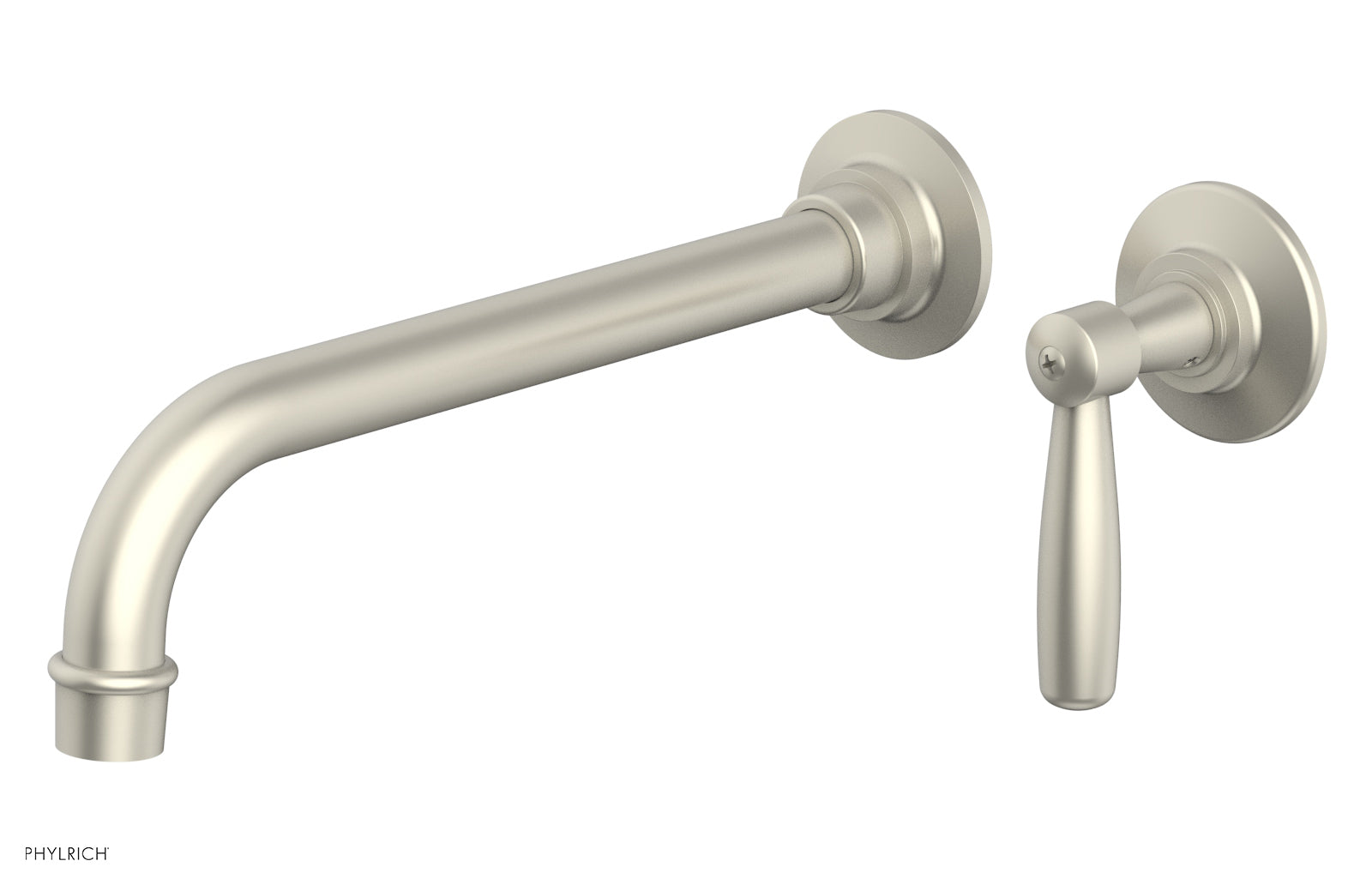 WORKS 10" Single Handle Wall Lavatory Set - Lever Handle 220-16-10