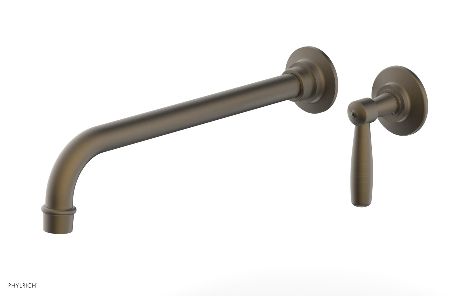 WORKS 12" Single Handle Wall Lavatory Set - Lever Handle 220-16-12 — image 1