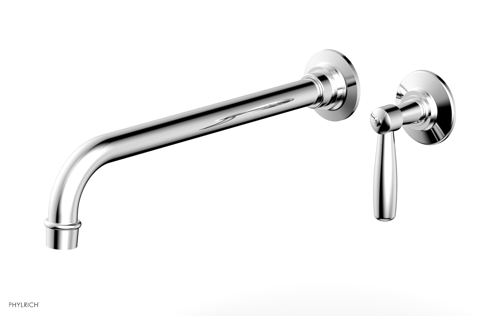 WORKS 12" Single Handle Wall Lavatory Set - Lever Handle 220-16-12 — image 1