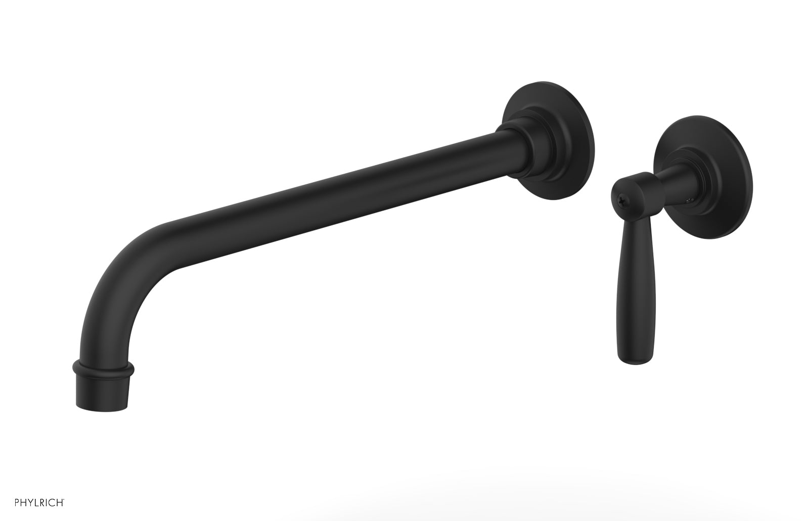 WORKS 12" Single Handle Wall Lavatory Set - Lever Handle 220-16-12