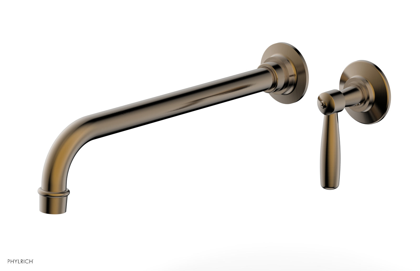 WORKS 12" Single Handle Wall Lavatory Set - Lever Handle 220-16-12 — image 1