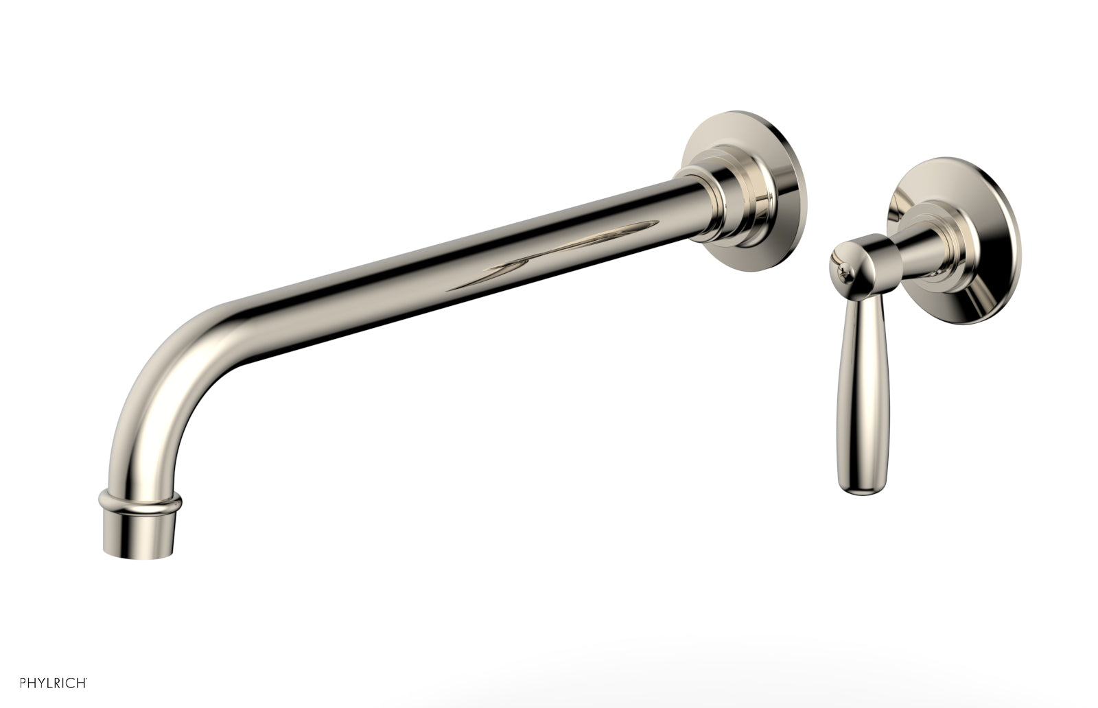 WORKS 12" Single Handle Wall Lavatory Set - Lever Handle 220-16-12 — thumbnail 3