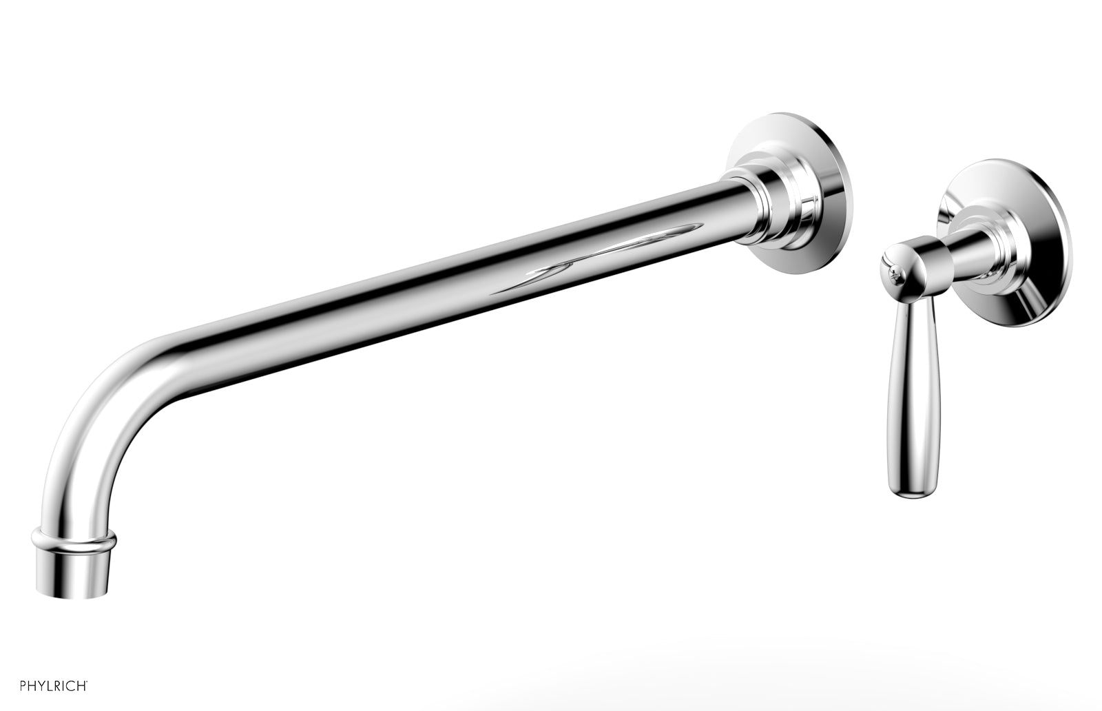 WORKS 14" Single Handle Wall Lavatory Set - Lever Handle 220-16-14 — image 1