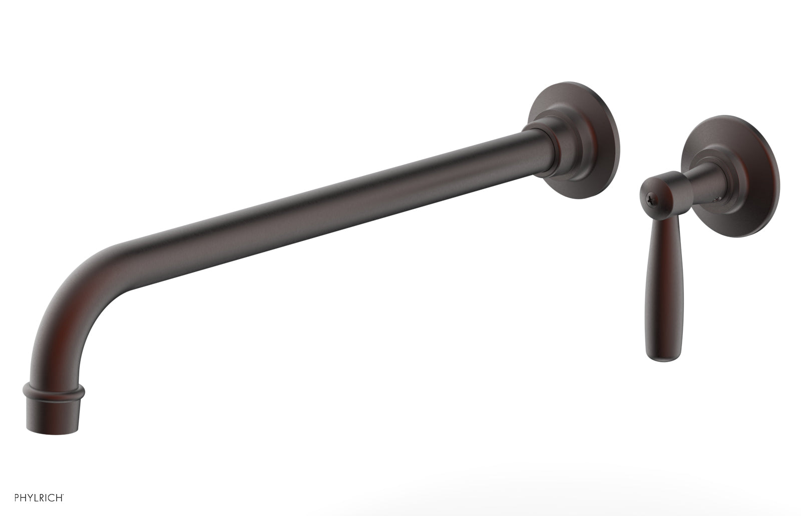 WORKS 14" Single Handle Wall Lavatory Set - Lever Handle 220-16-14 — image 1