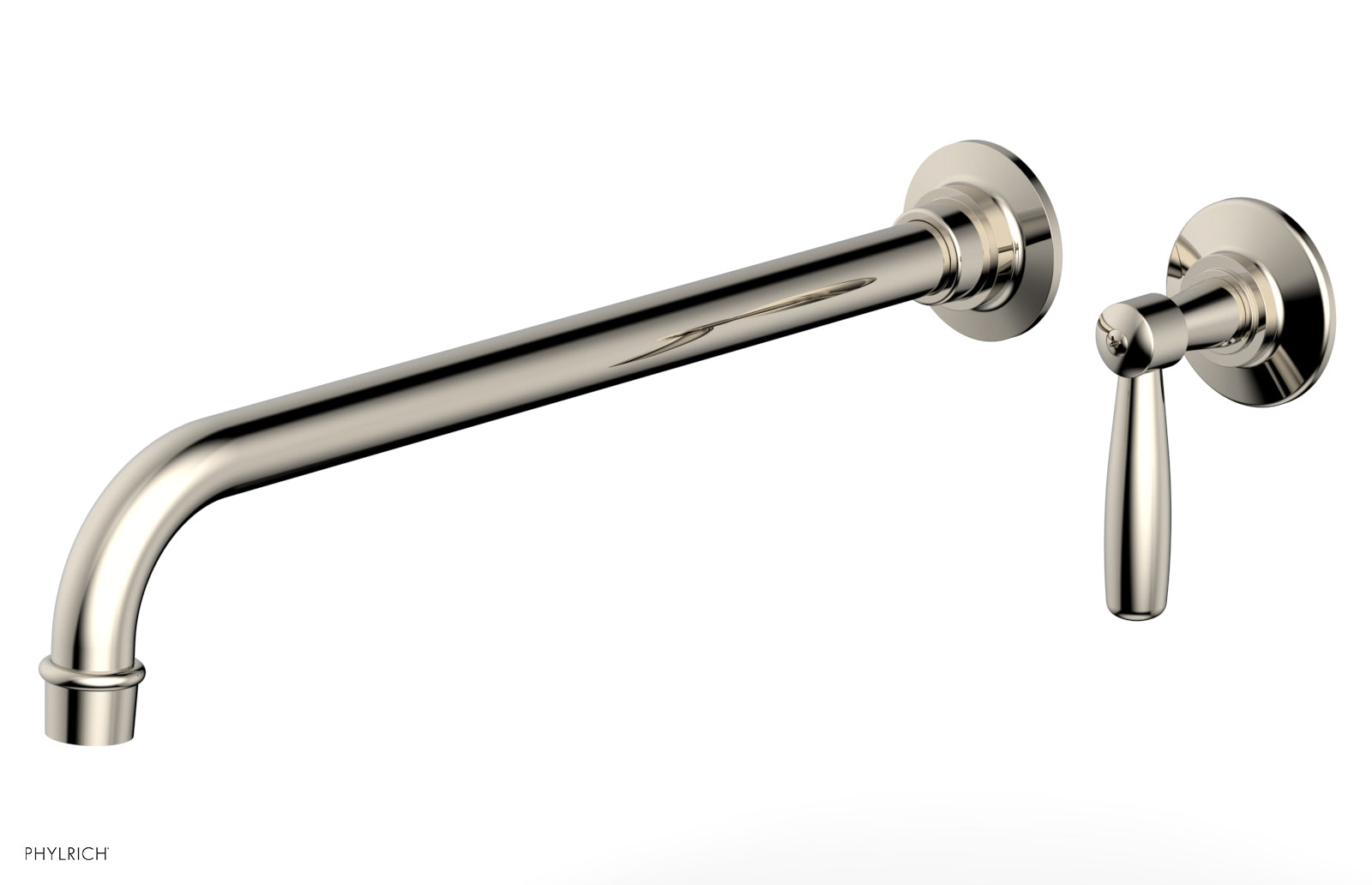 WORKS 14" Single Handle Wall Lavatory Set - Lever Handle 220-16-14 — thumbnail 3