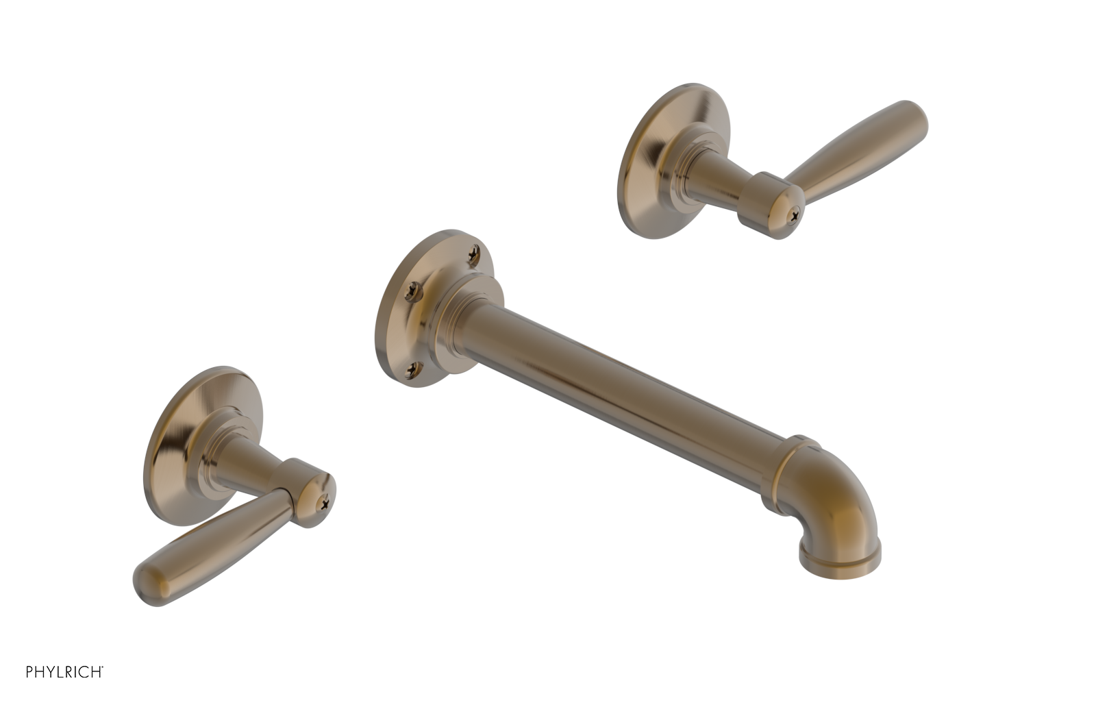 WORKS 2 Wall Lavatory Set - Lever Handles 221-12