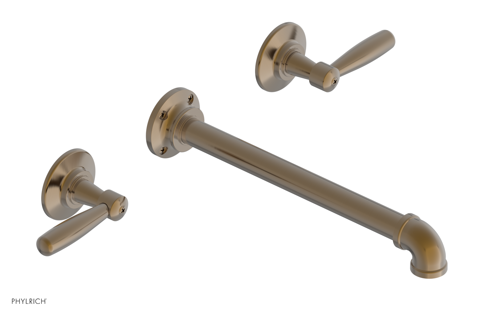 WORKS 2 Wall Lavatory Set 10" Spout - Lever Handles 221-12-10 — image 1