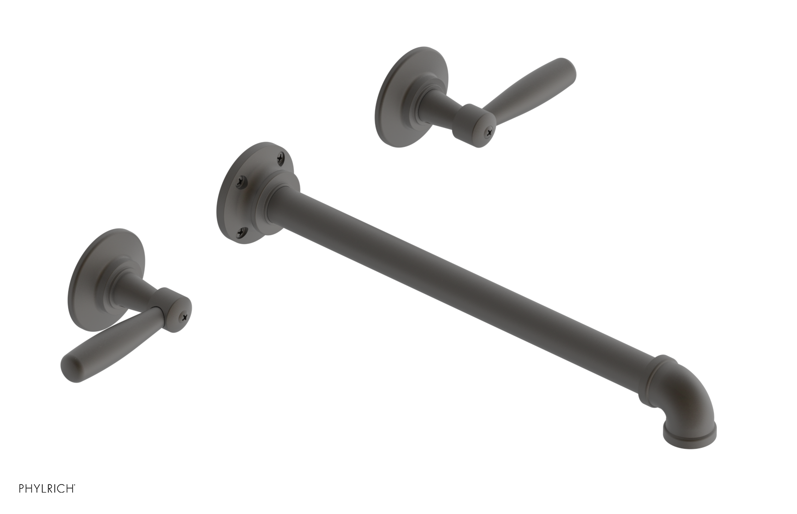 WORKS 2 Wall Lavatory Set 12" Spout - Lever Handles 221-12-12 — image 1