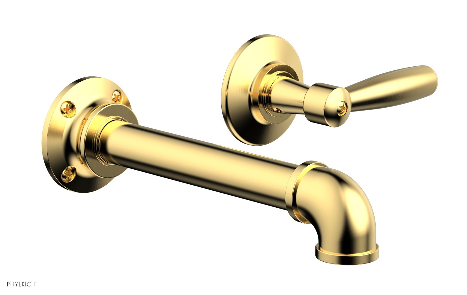 WORKS 2 Single Handle Wall Lavatory Set - Lever Handles 221-16 — image 1