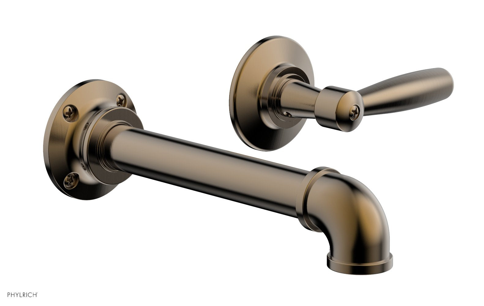 WORKS 2 Single Handle Wall Lavatory Set - Lever Handles 221-16 — image 1