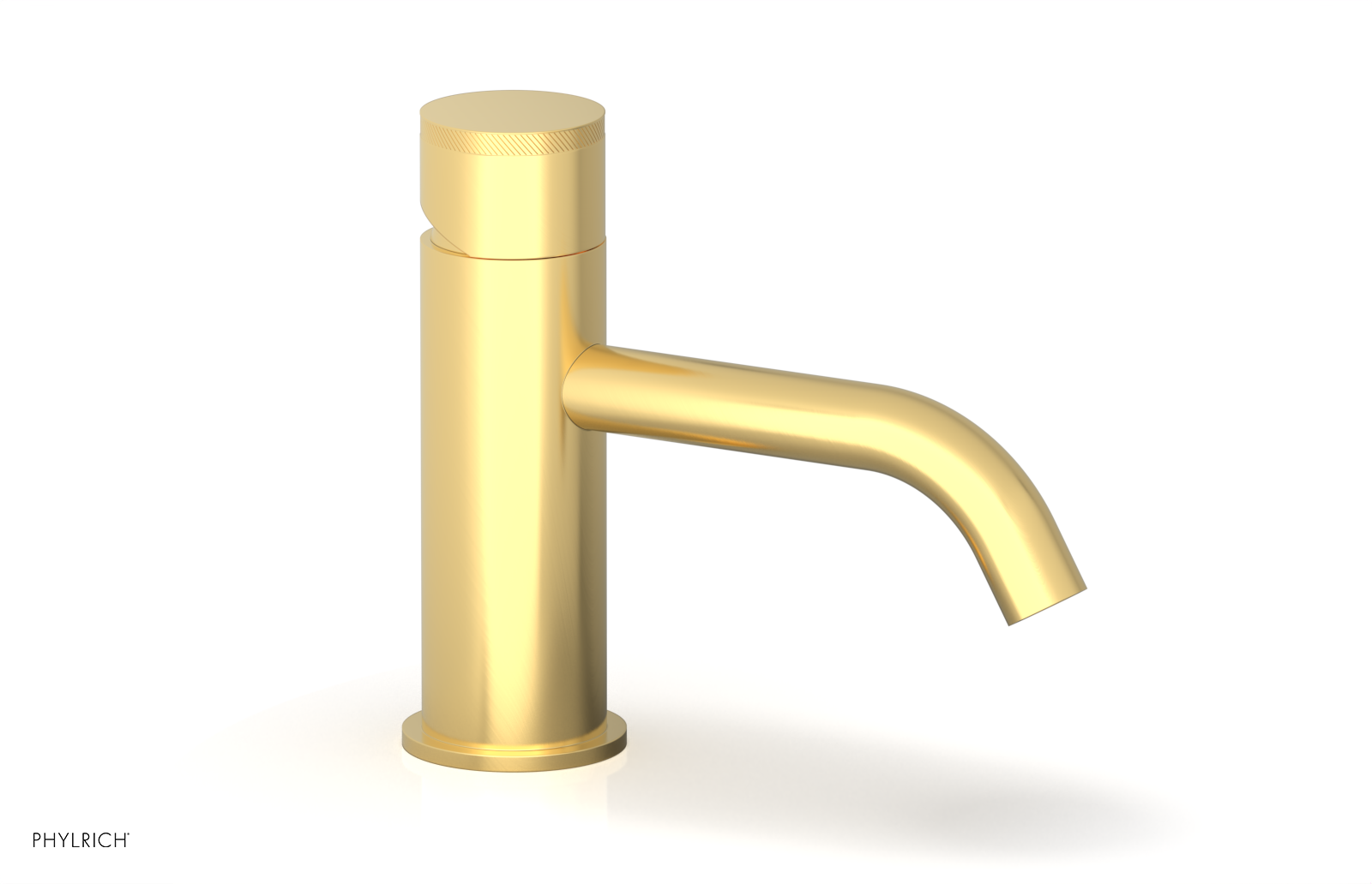 BASIC II - 6" Single Hole Lavatory Faucet, Knurled Handle 230-06-6