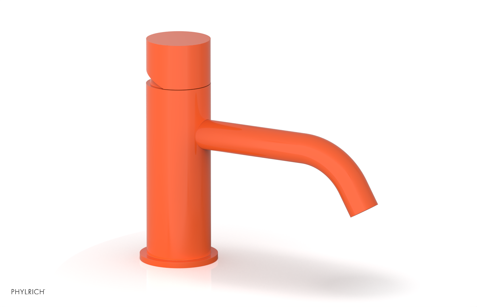 BASIC II - 6" Single Hole Lavatory Faucet, Smooth Handle 230-07-6