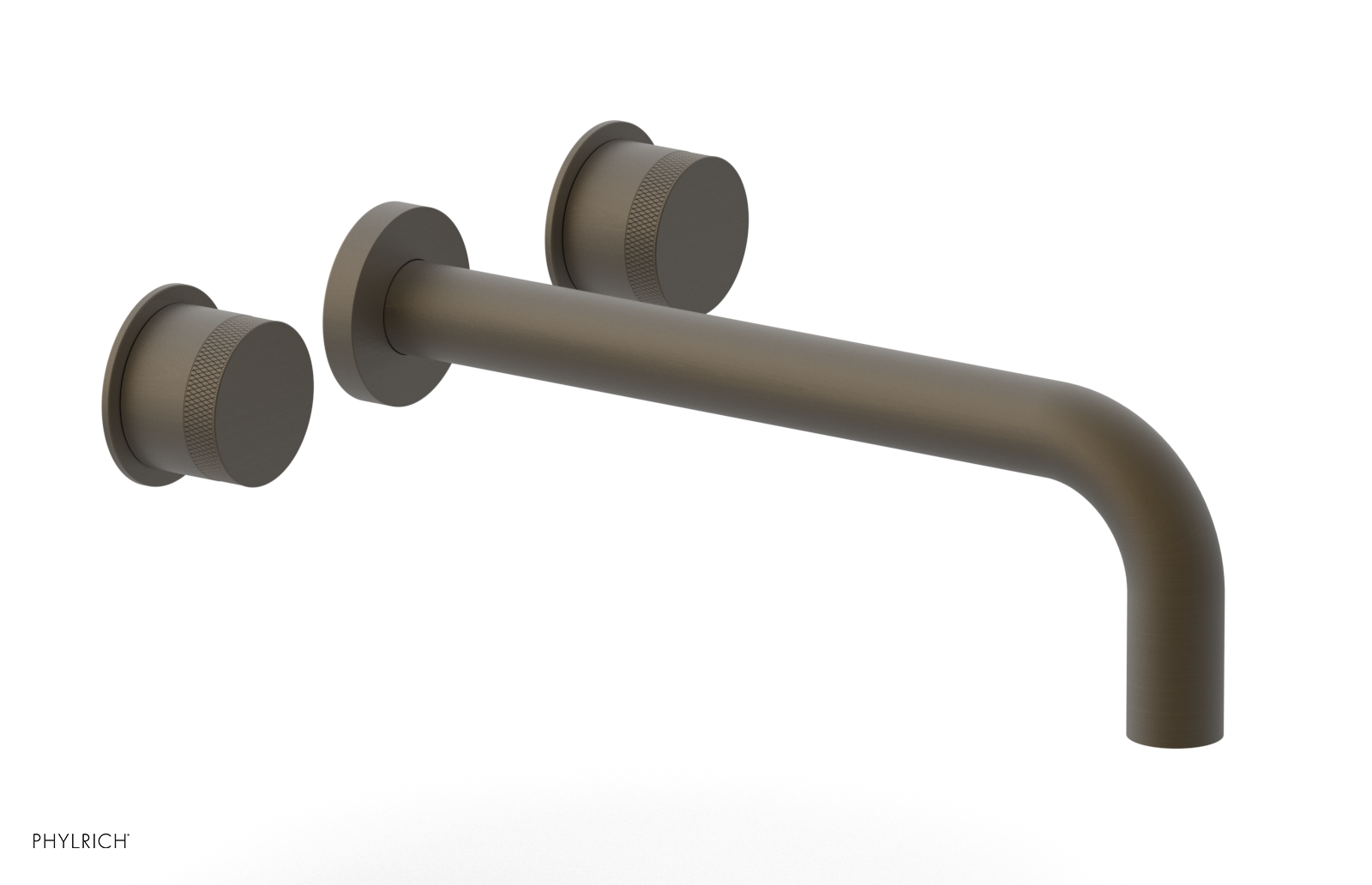 Basic II 10" Wall Lavatory Set - Knurled Handles 230-11-10