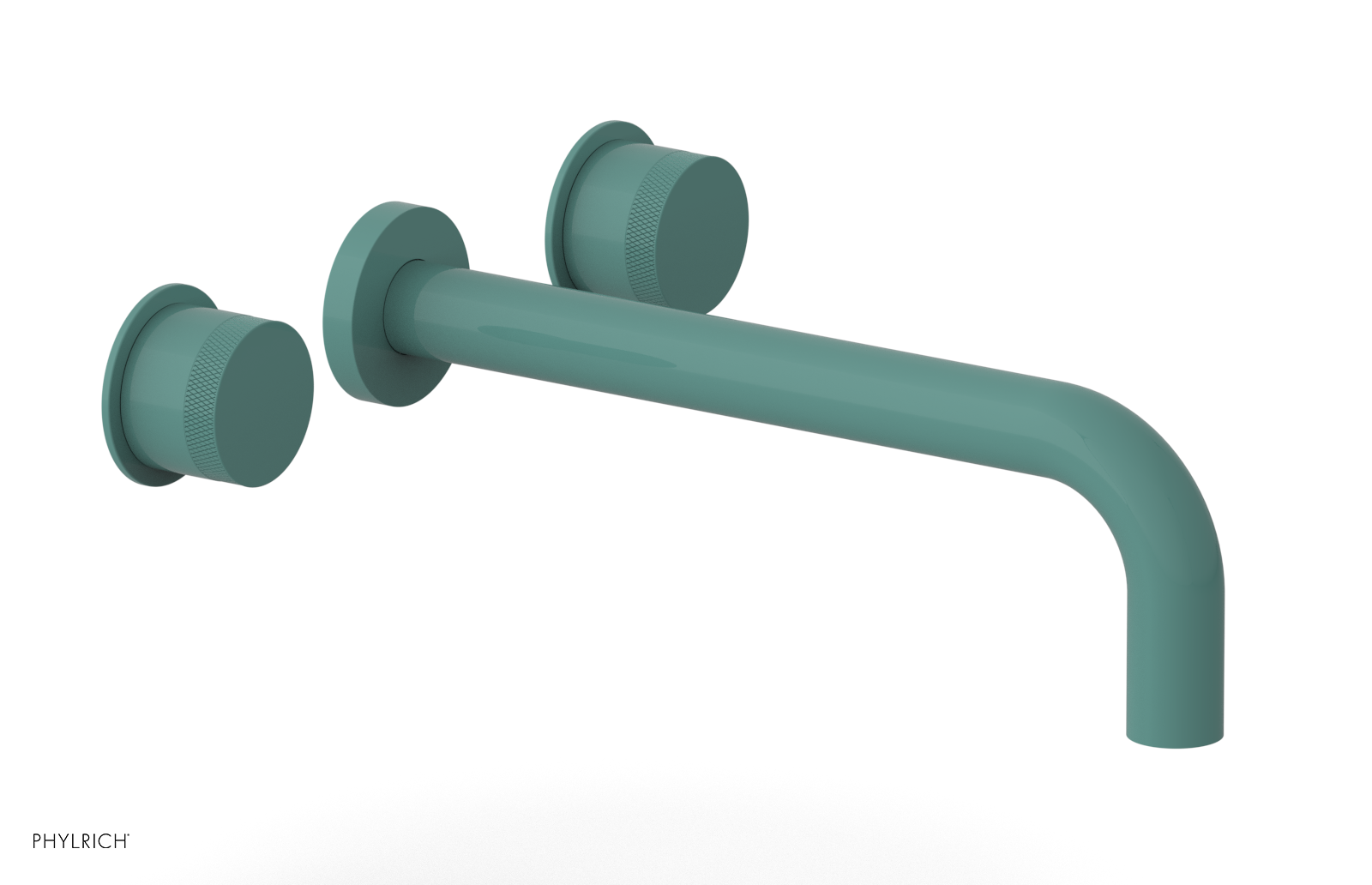 Basic II 10" Wall Lavatory Set - Knurled Handles 230-11-10