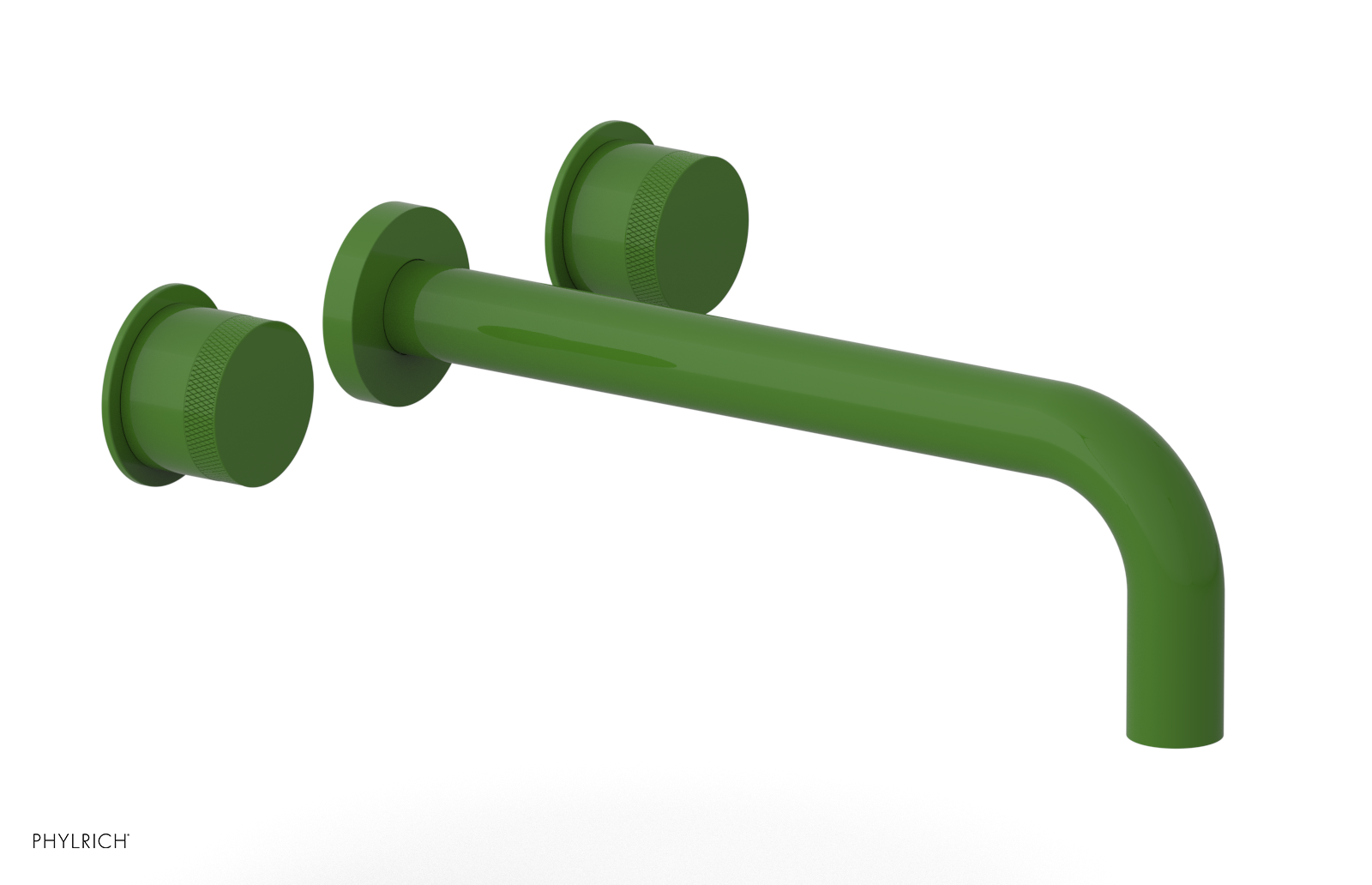 Basic II 10" Wall Lavatory Set - Knurled Handles 230-11-10