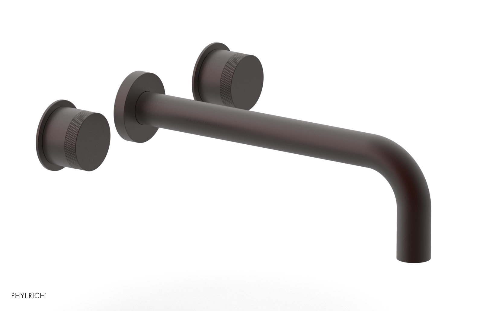 Basic II 10" Wall Lavatory Set - Knurled Handles 230-11-10