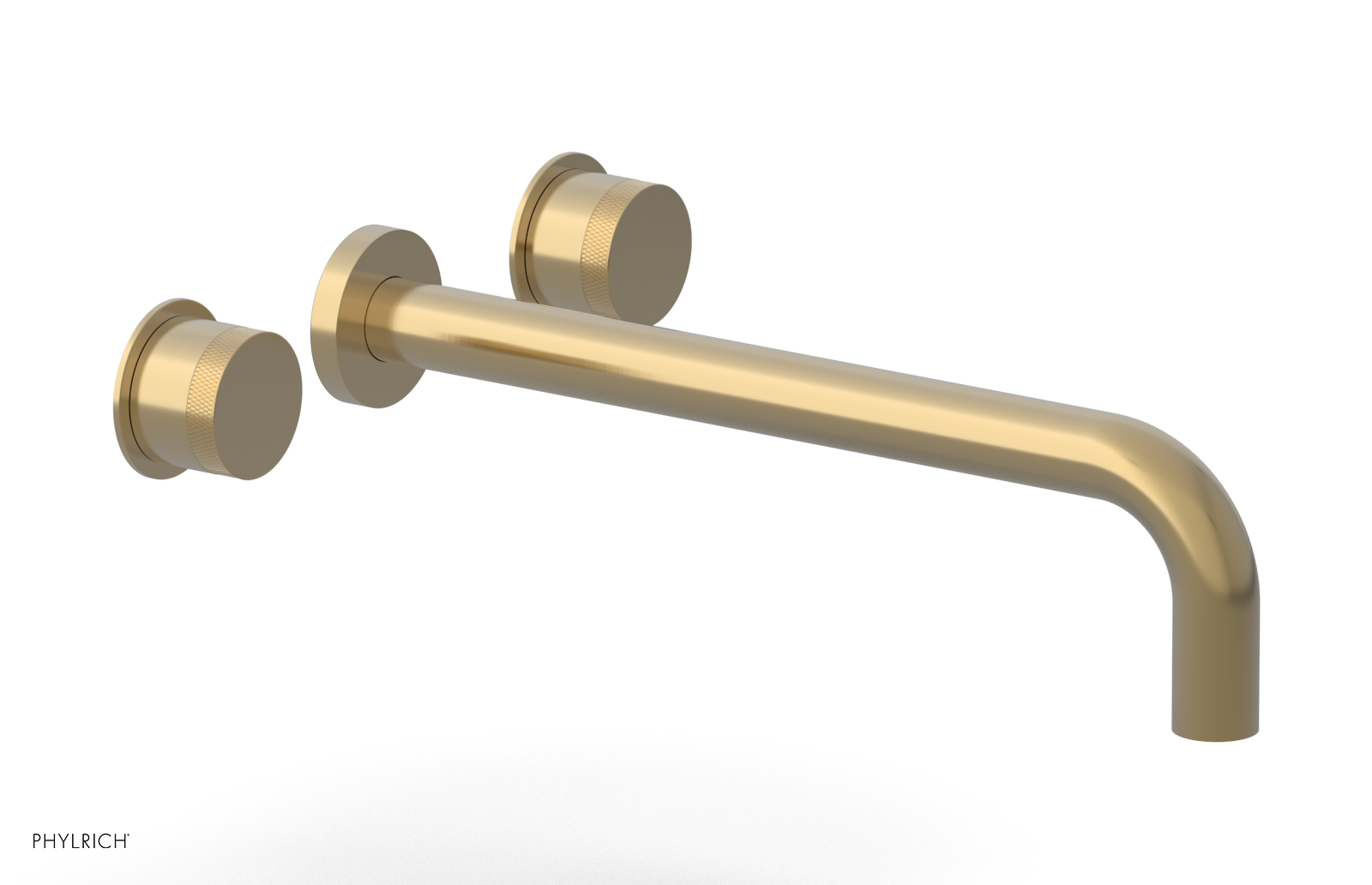 Basic II 12" Wall Lavatory Set - Knurled Handles 230-11-12 — image 1