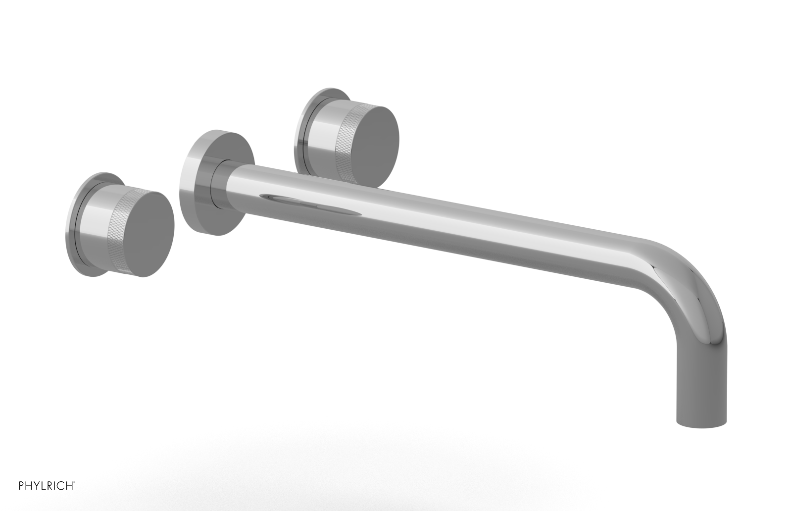 Basic II 12"  Wall Lavatory Set - Knurled Handles 230-11-12 — thumbnail 2