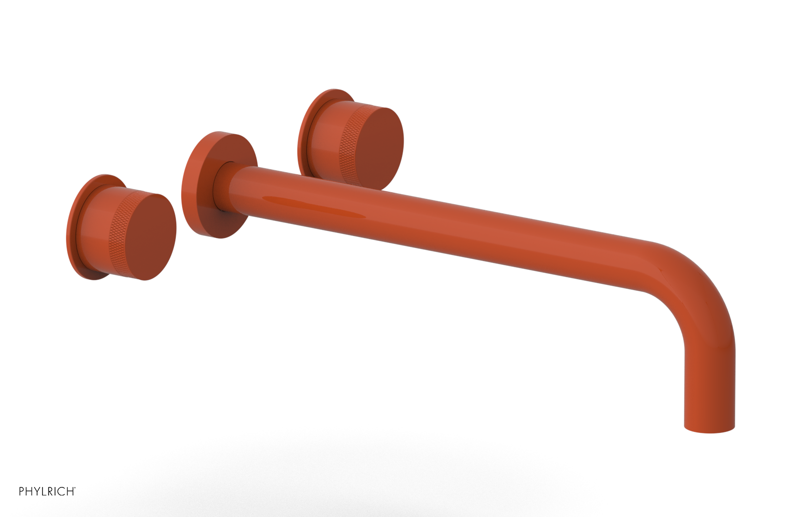 Basic II 12" Wall Lavatory Set - Knurled Handles 230-11-12