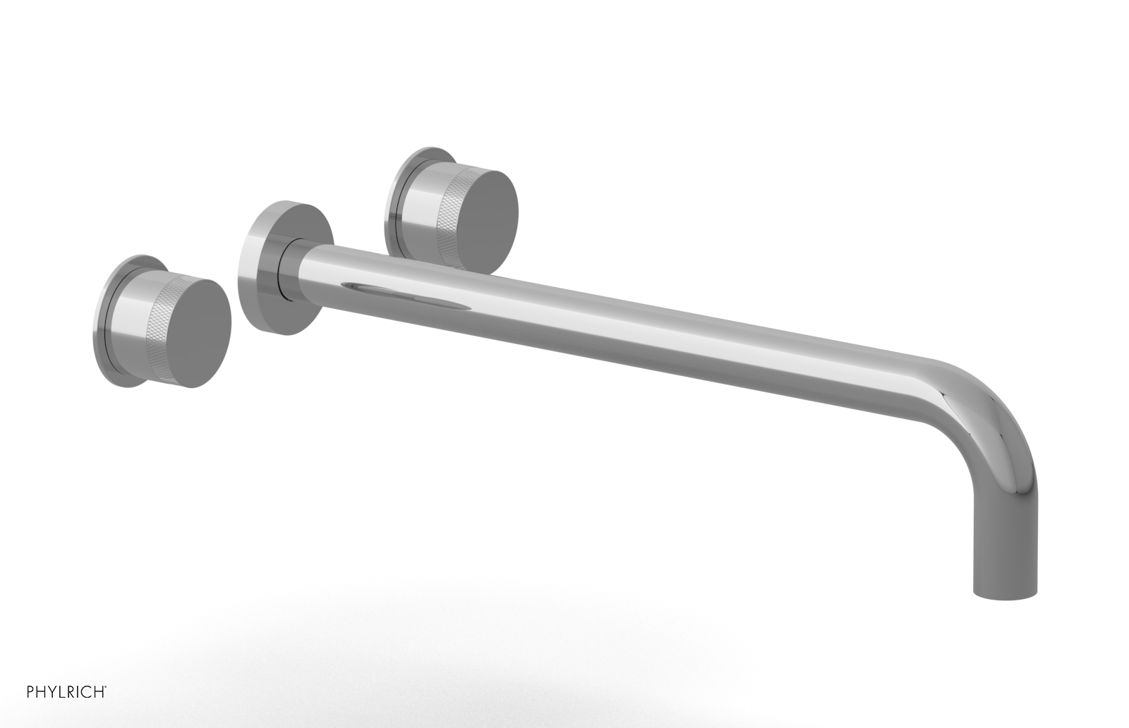 Basic II 14"  Wall Lavatory Set - Knurled Handles 230-11-14 — thumbnail 2