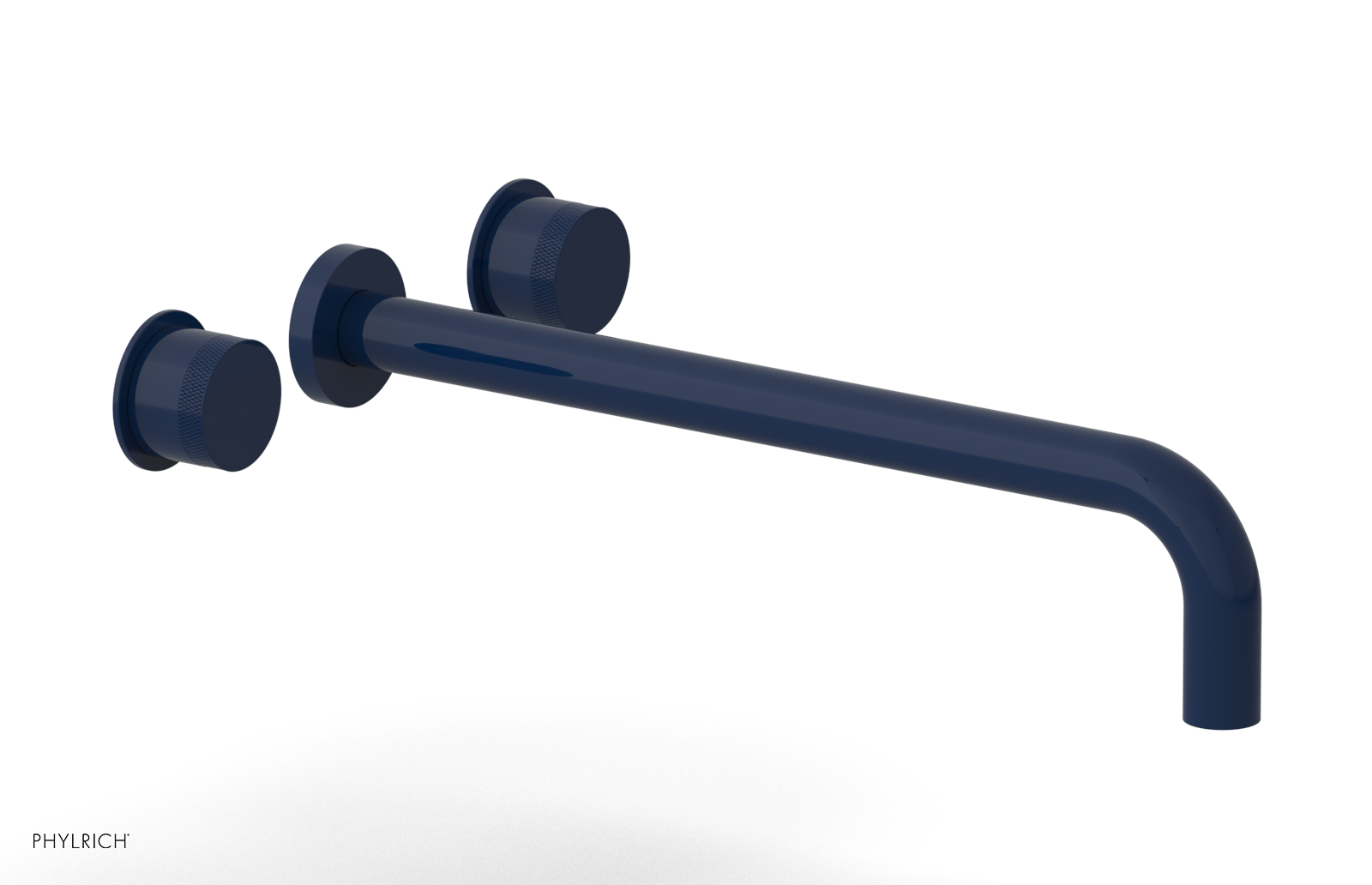 Basic II 14" Wall Lavatory Set - Knurled Handles 230-11-14