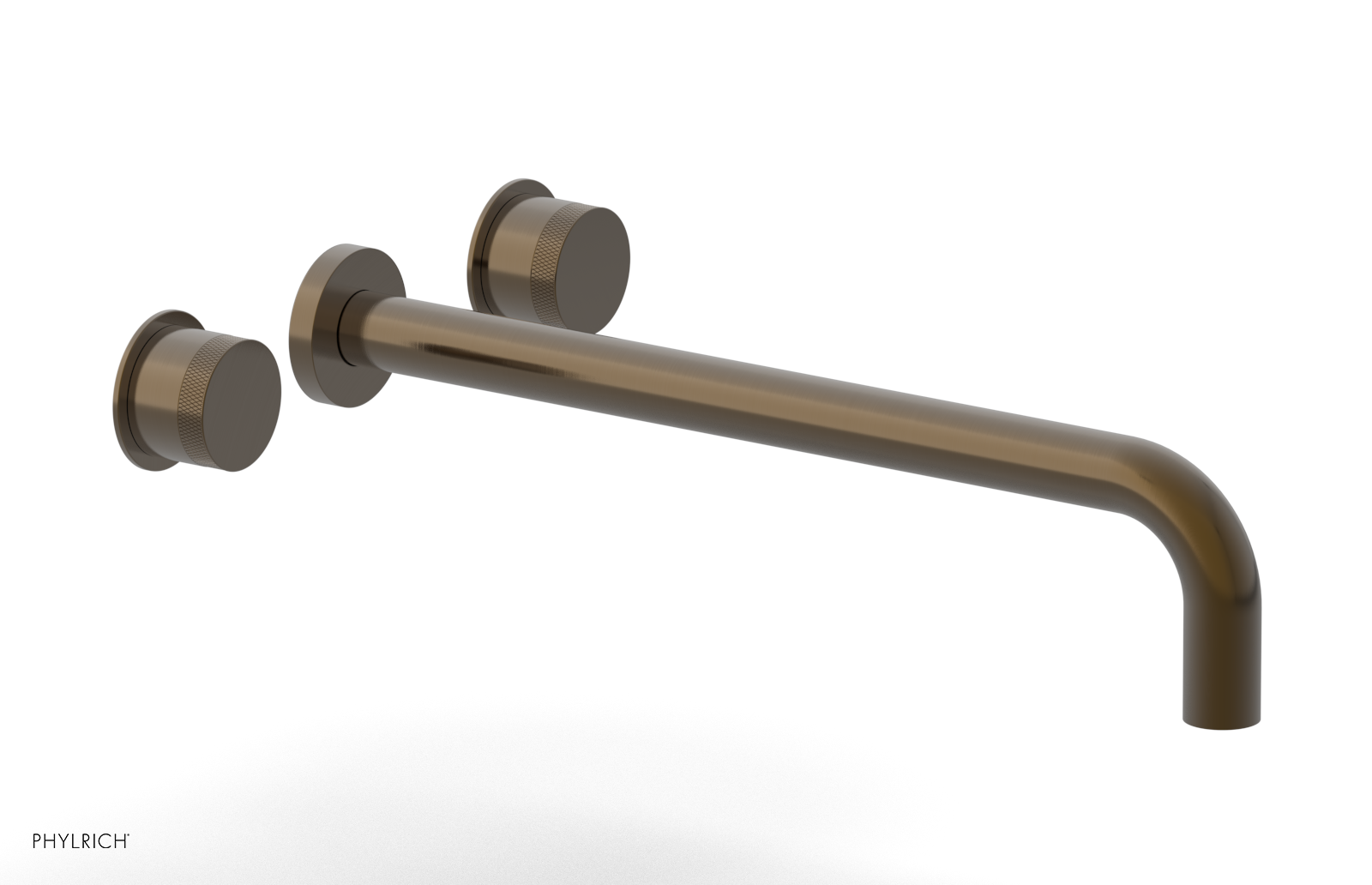 Basic II 14" Wall Lavatory Set - Knurled Handles 230-11-14 — image 1