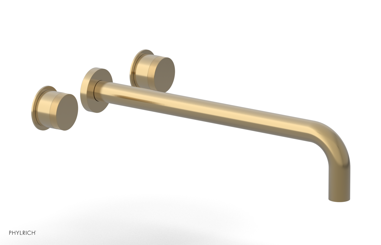 Basic II 14"  Wall Lavatory Set - Knurled Handles 230-11-14 — thumbnail 3