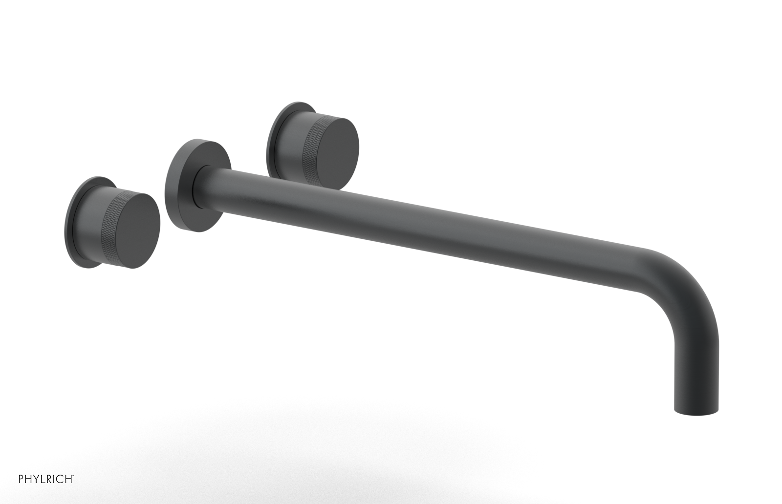 Basic II 14" Wall Lavatory Set - Knurled Handles 230-11-14