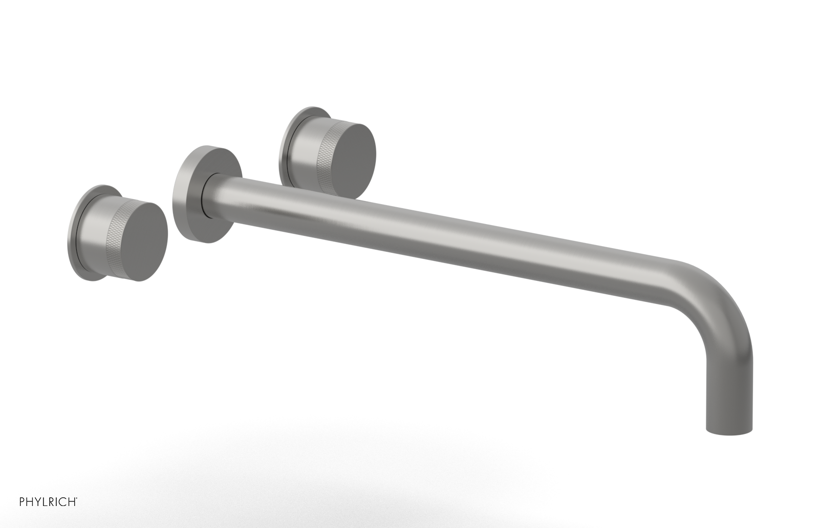 Basic II 14" Wall Lavatory Set - Knurled Handles 230-11-14 — image 1