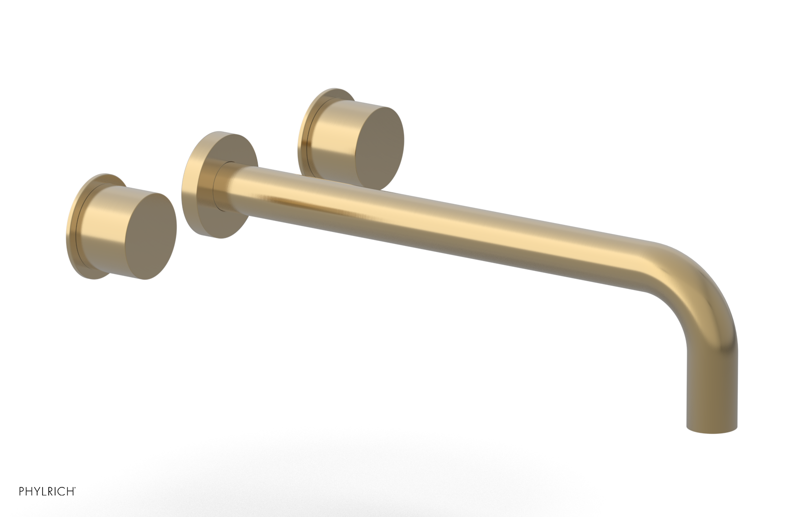 Basic II 12" Wall Lavatory Set - Smooth Handles 230-12-12