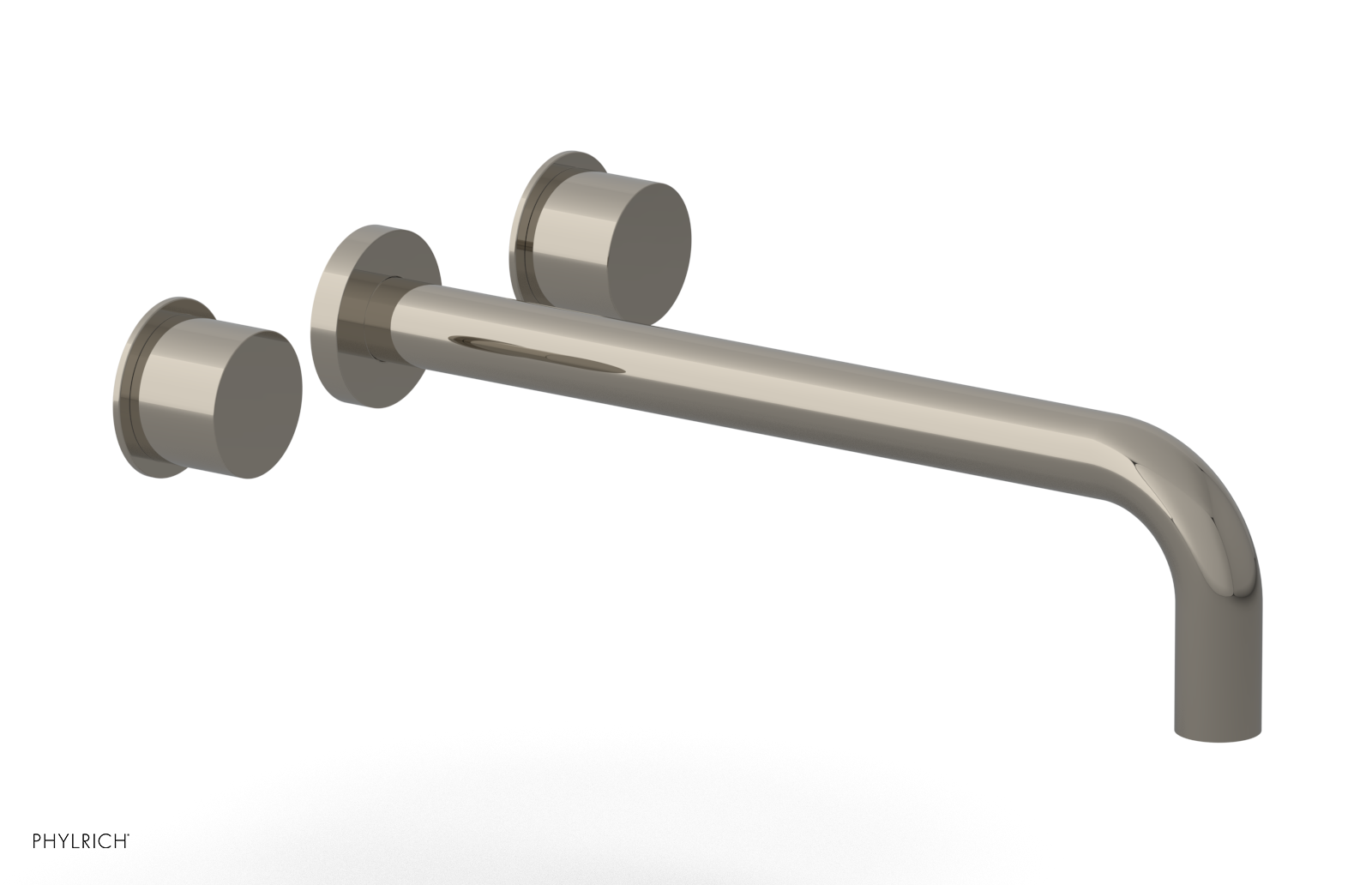 Basic II 12"  Wall Lavatory Set - Smooth Handles 230-12-12 — image 1