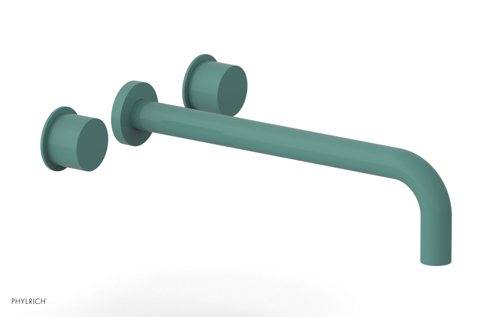 Basic II 12" Wall Lavatory Set - Smooth Handles 230-12-12 — image 1