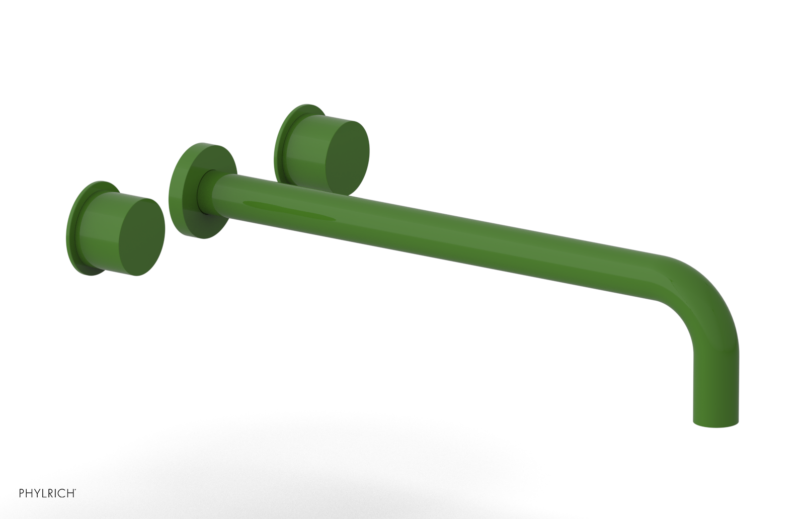 Basic II 14" Wall Lavatory Set - Smooth Handles 230-12-14