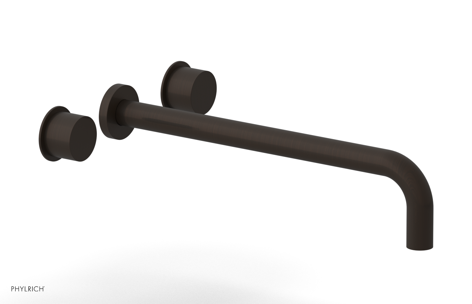 Basic II 14" Wall Lavatory Set - Smooth Handles 230-12-14 — image 1