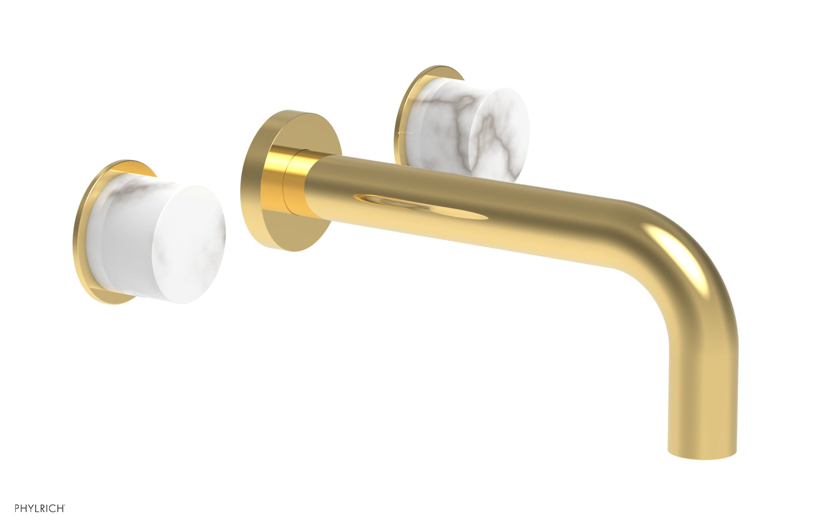 BASIC II Wall Lavatory Set - White Marble 230-13 — image 1