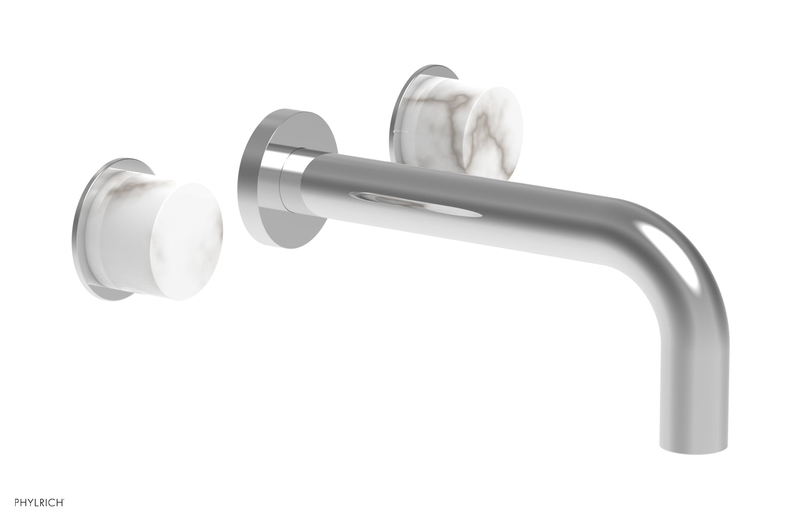 BASIC II Wall Lavatory Set - White Marble 230-13 — image 1