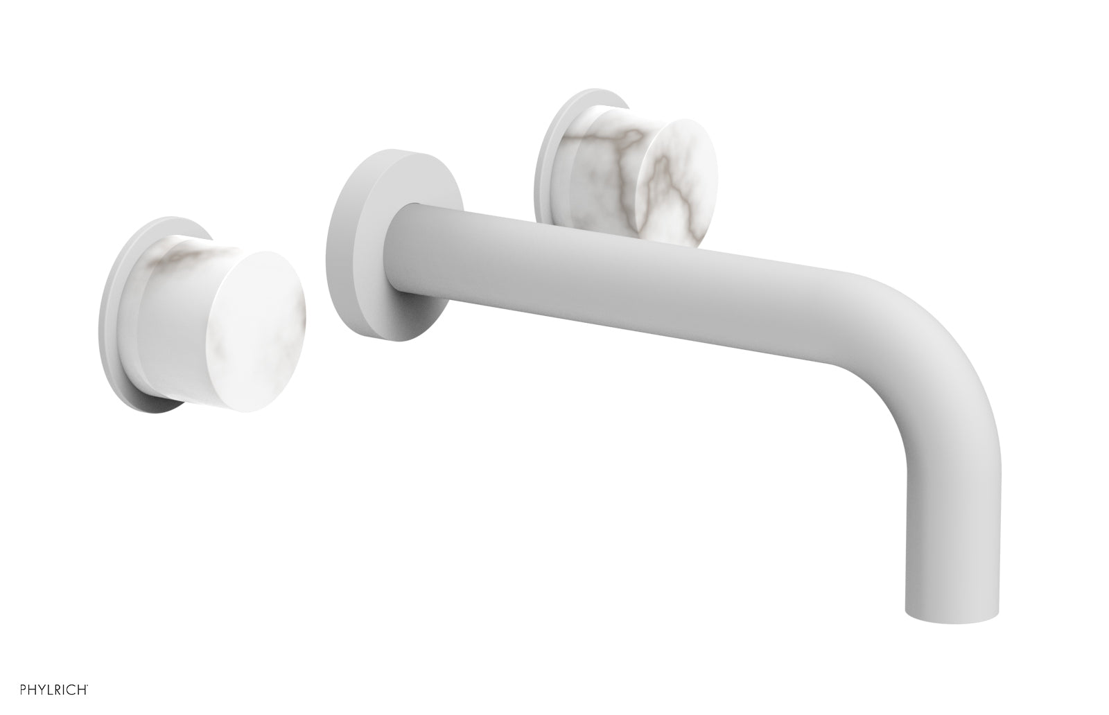 BASIC II Wall Lavatory Set - White Marble 230-13 — image 1