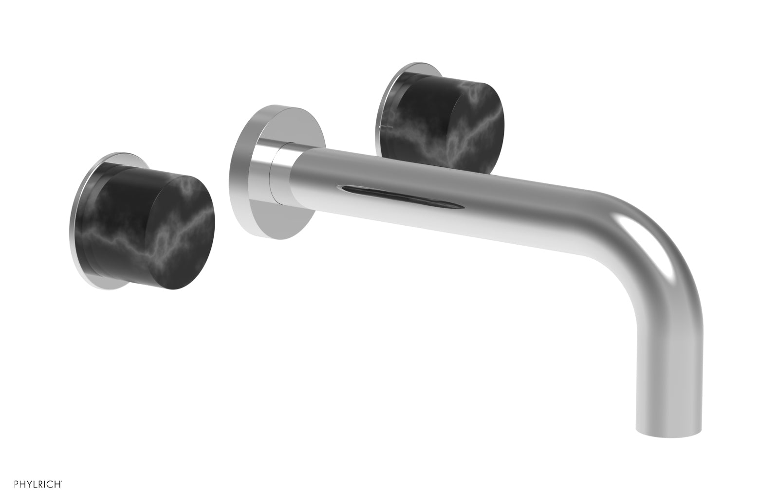 BASIC II Wall Lavatory Set - Black Marble 230-13 — thumbnail 2