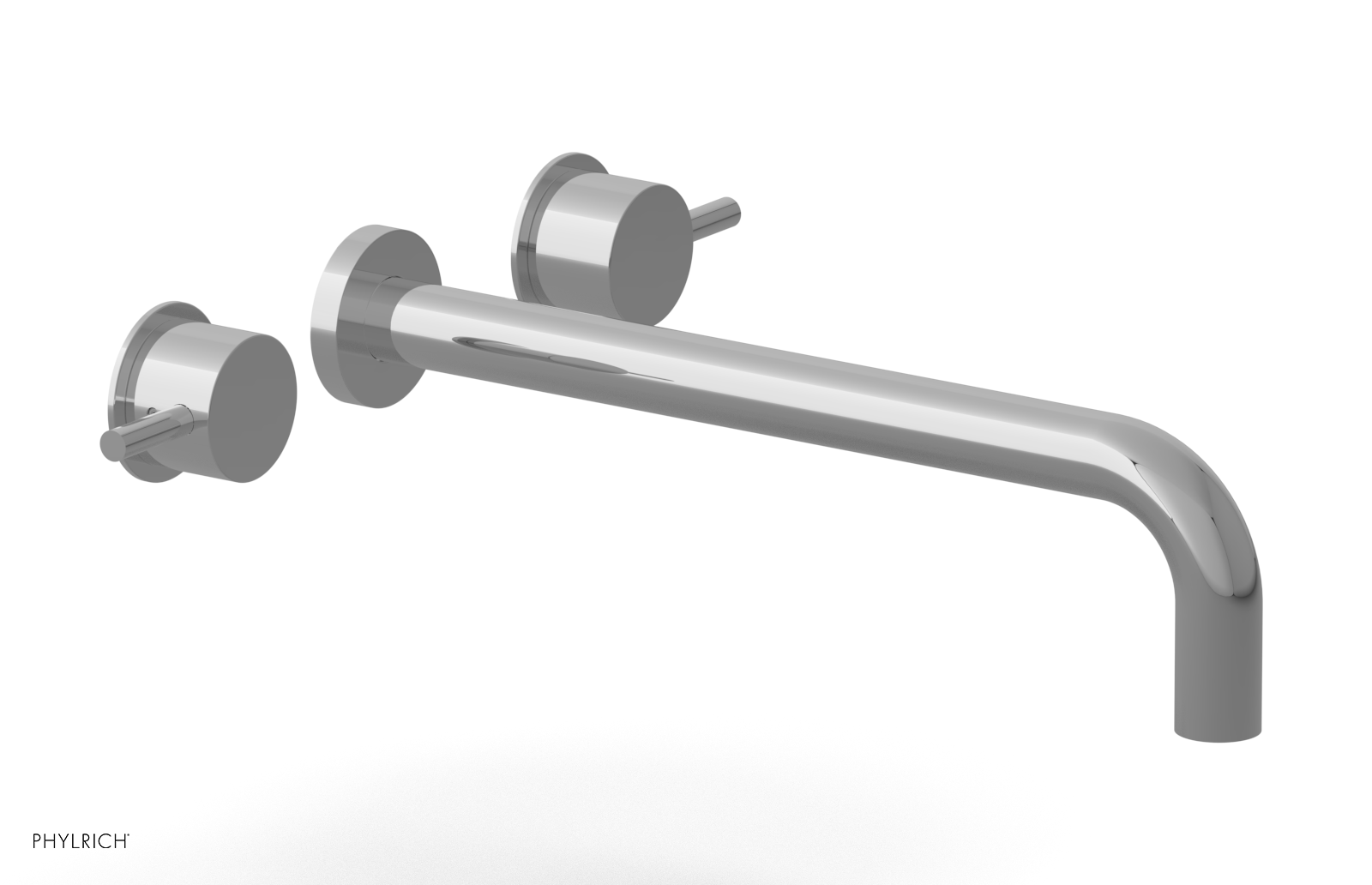 Basic II 12"  Wall Lavatory Set - Lever Handles 230-14-12 — thumbnail 2