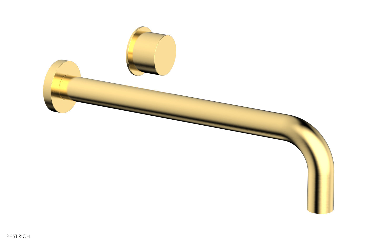 Basic II 12" Single Handle Wall Lavatory Set - Smooth Handle 230-16-12 — image 1