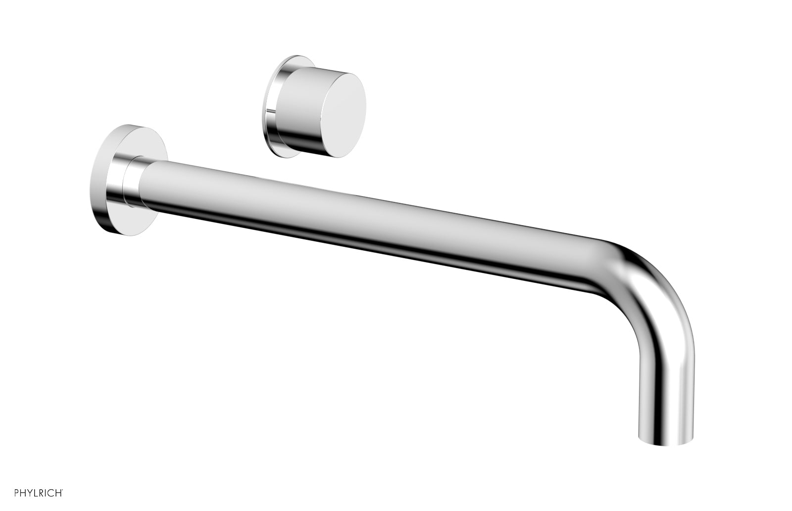 Basic II 12" Single Handle Wall Lavatory Set - Smooth Handle 230-16-12 — image 1